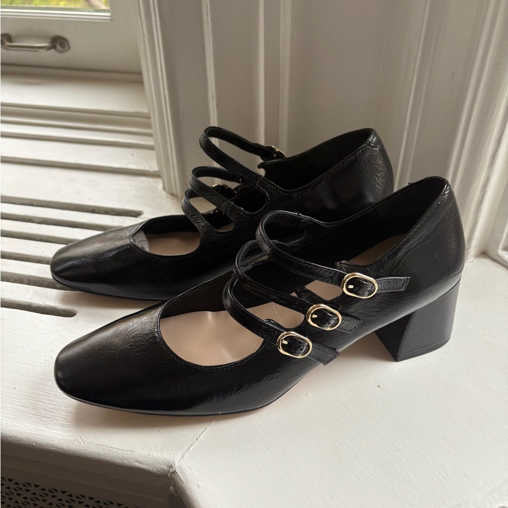 La Scarpa Black Patent Mary Jane Size eu 39
